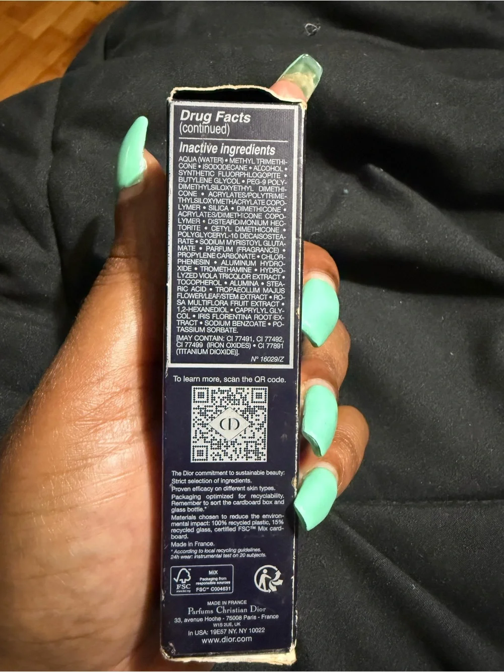 Dior Forever Foundation - Navy Box